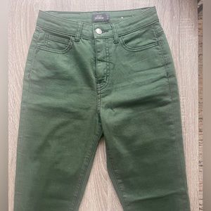 Kate Spade Saturday Green Emerald Skinny Pants Womens Size 25